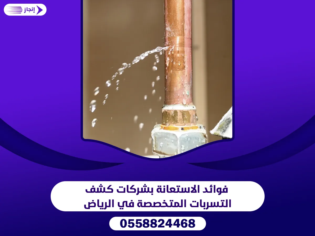 فوائد الاستعانة بشركات كشف التسربات المتخصصة